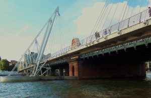 Puente Hungerford Golden Jubilee Londres