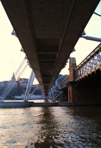 Puente Hungerford Golden Jubilee Londres