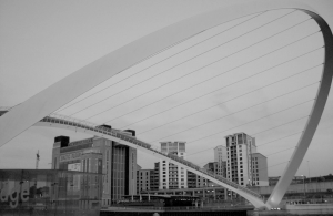 Puente Gateshead Millenium Bridge
